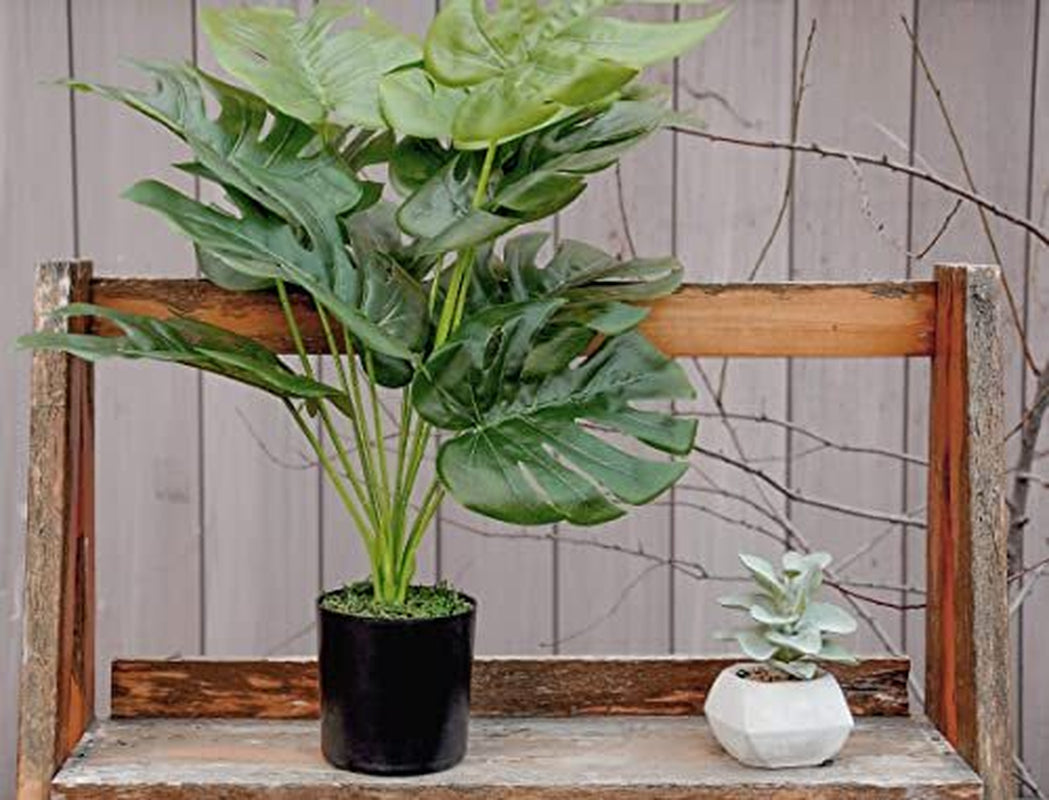19 Large Fake Plants Artificial Palm Tree in Pot for Indoor and Outdoor Home Off