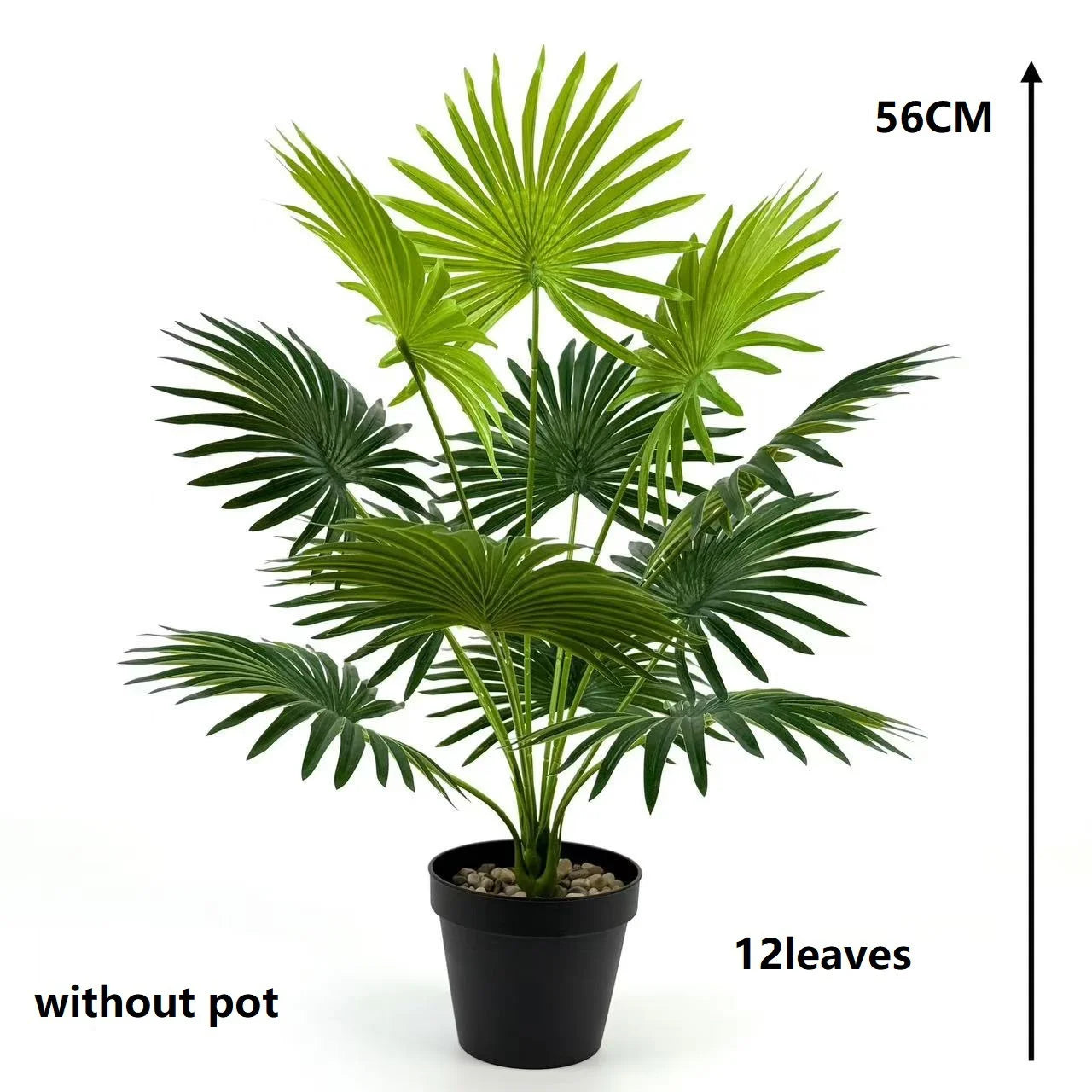 50-90Cm Large Scale Simulation of Green Plants Sunflowers Banana Leaves Potted Plants Indoor Green Plants Garden Potted Plant De